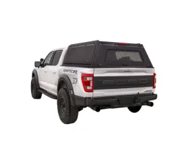 Overland Vehicle Systems Expedition Truck Cap W/Full Wing Doors W/ Full Window, Front and Rear Windows & 3rd Brake Light Ford F-150 5.5' Bed 2021-2025