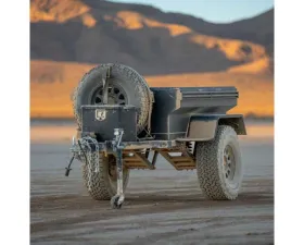Overland Vehicle System Off Road Trailer Military Style w/ Full Articulating Suspension 6x5.5 Bolt Pattern w/ Tires, Wheels and Brake Controller