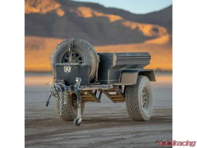 Overland Vehicle System Off Road Trailer Military Style w/ Full Articulating Suspension 6x5.5 Bolt Pattern w/ Tires, Wheels and Brake Controller - 70100030