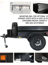 Overland Vehicle System Off Road Trailer Military Style w/ Full Articulating Suspension 6x5.5 Bolt Pattern w/ Tires, Wheels and Brake Controller                                     - 70100030 - Image 3