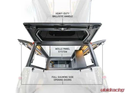 Overland Vehicle System MagPak Camper w/ Tent, Lights, Rear Molle Panel Side Tie Downs Front & Rear Windows Toyota Tundra 2022-2025 - 70100107
