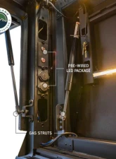 Overland Vehicle System MagPak Camper w/ Tent, Lights, Rear Molle Panel Side Tie Downs Front & Rear Windows Ram 2500 | 3500 2019-2025                                     - 70100108 - Image 11
