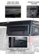Overland Vehicle System MagPak Camper w/ Tent, Lights, Rear Molle Panel Side Tie Downs Front & Rear Windows Ram 2500 | 3500 2019-2025                                     - 70100108 - Image 3