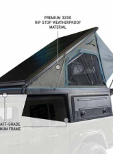 Overland Vehicle System MagPak Camper w/ Tent, Lights, Rear Molle Panel Side Tie Downs Front & Rear Windows Ram 2500 | 3500 2019-2025                                     - 70100108 - Image 4