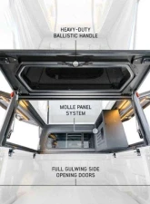 Overland Vehicle System MagPak Camper w/ Tent, Lights, Rear Molle Panel Side Tie Downs Front & Rear Windows Ram 2500 | 3500 2019-2025                                     - 70100108 - Image 5