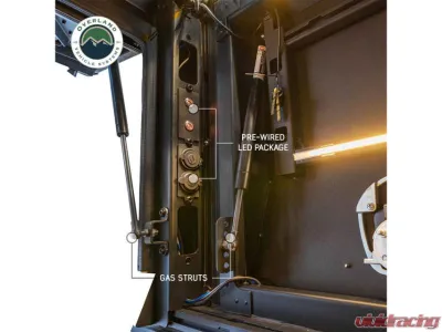 Overland Vehicle System MagPak Camper w/ Tent, Lights, Rear Molle Panel Side Tie Downs Front & Rear Windows Toyota Tacoma 2024-2025 - 70100125
