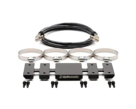 Overland Vehicle System Black Twin Compressor Mount & Connection Kit UTV for ARB & EGOI II Dual Air Twin Compressor