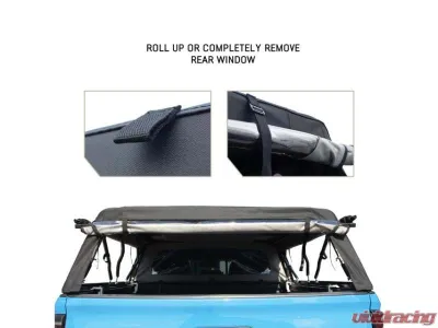 Overland Vehicle System Explorer Soft Shell Black Diamond Canvas and Aluminum Frame RAM 1500 | TRX 2019-2025 - 70400007