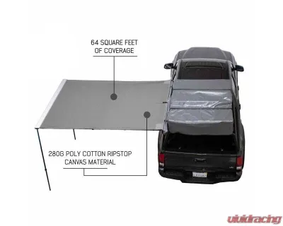 Overland Vehicle System Nomadic Awning 2.5 8.0' with Black Cover - 18059909