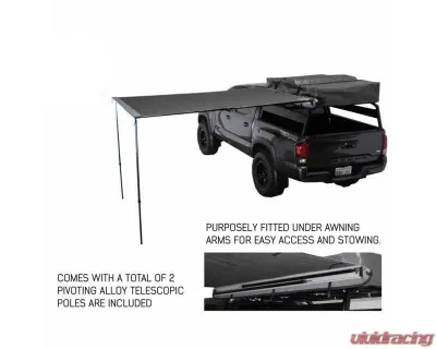 Overland Vehicle System Nomadic Awning 2.5 8.0' with Black Cover - 18059909