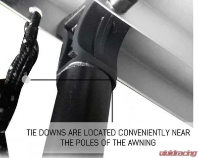 Overland Vehicle System Nomadic Awning 2.5 8.0' with Black Cover - 18059909