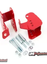 UMI Performance Relocation Brackets Bolt-In Lower Control Arm Red GM F-Body 1982-2002                                     - 2012-R - Image 5