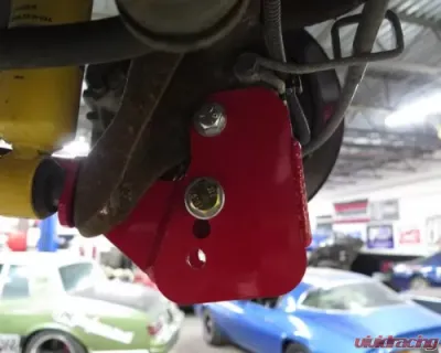 UMI Performance Relocation Brackets Bolt-In Lower Control Arm Red GM F-Body 1982-2002 - 2012-R