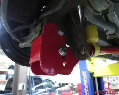 UMI Performance Relocation Brackets Bolt-In Lower Control Arm Red GM F-Body 1982-2002 - 2012-R