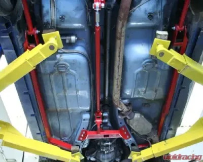 UMI Performance Tunnel Mounted Torque Arm TH350 & T5 Transmissions Red GM F-Body 1982-1992 - 2214-R