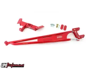 UMI Performance Tunnel Mounted Torque Arm 700R4 & T5 Transmissions Red GM F-Body 1982-1992