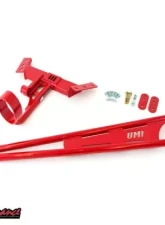 UMI Performance Tunnel Mounted Torque Arm 700R4 & T5 Transmissions w/ Front Drive Shaft Loop Red GM F-Body 1982-1992                                     - 2217-R - Image 6