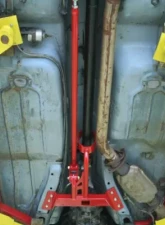 UMI Performance Tunnel Mounted Torque Arm 700R4 & T5 Transmissions w/ Front Drive Shaft Loop Red GM F-Body 1982-1992                                     - 2217-R - Image 5