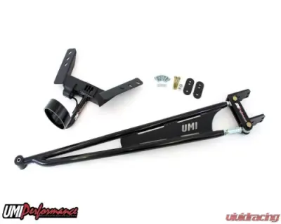UMI Performance Tunnel Mounted Torque Arm TH400 Transmission w/ Front Drive Shaft Loop 3" Black GM F-Body 1982-1992 - 2219-B