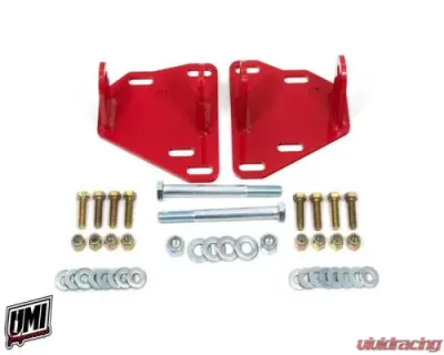 UMI Performance LSX Engine Swap Mounts Red GM F-Body 1982-1992 - 2410-R