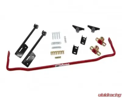 UMI Performance Adjustable Rear Sway Bar | Poly Mounts Red GM F-Body 1970-1981 - 2634-R