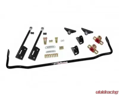 UMI Performance Adjustable Rear Sway Bar | Rod End Mounts Black GM F-Body 1970-1981 - 2635-B