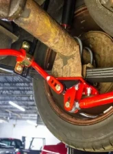 UMI Performance Adjustable Rear Sway Bar | Rod End Mounts Red GM F-Body 1970-1981                                     - 2635-R - Image 5