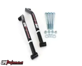 UMI Performance Control Arm Reinforcements/Frame Braces Black GM G-Body 1978-1988