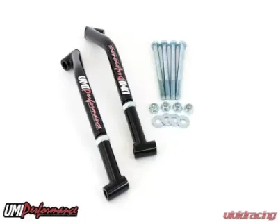 UMI Performance Control Arm Reinforcements/Frame Braces Black GM G-Body 1978-1988 - 3028-B