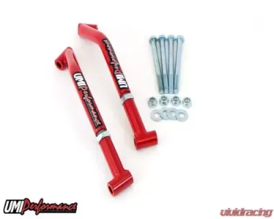 UMI Performance Control Arm Reinforcements/Frame Braces Red GM G-Body 1978-1988 - 3028-R