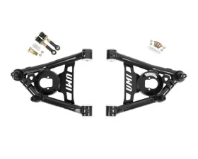 UMI Performance Black Tubular Front Lower A-Arms Delrin Bushings GM A-Body 1964-1972
