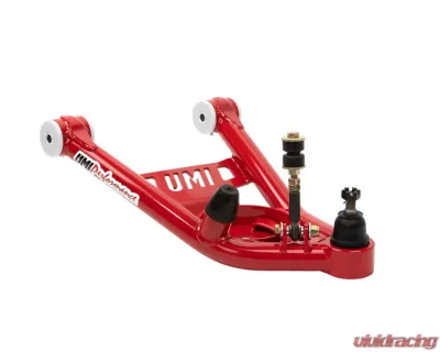 UMI Performance Red Tubular Front Lower A-Arms Delrin Bushings GM A-Body 1964-1972 - 4032-R