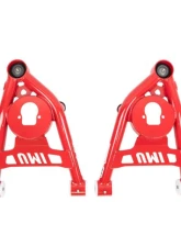UMI Performance Red Tubular Front Lower A-Arms Delrin Bushings GM A-Body 1964-1972                                     - 4032-R - Image 3