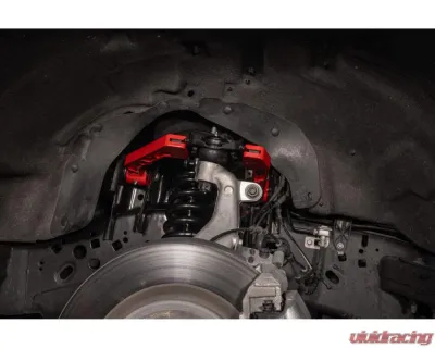UMI Performance Red Lowered Adjustable Upper A-Arm Kit Ford F-150 2015-2025 - 6565-R
