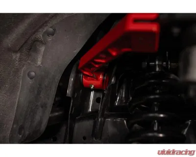 UMI Performance Red Lowered Adjustable Upper A-Arm Kit Ford F-150 2015-2025 - 6565-R