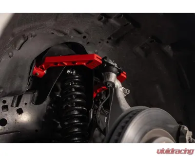 UMI Performance Red Lowered Adjustable Upper A-Arm Kit Ford F-150 2015-2025 - 6565-R