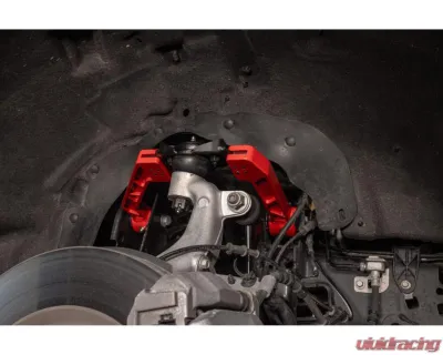 UMI Performance Red Lowered Adjustable Upper A-Arm Kit Ford F-150 2015-2025 - 6565-R