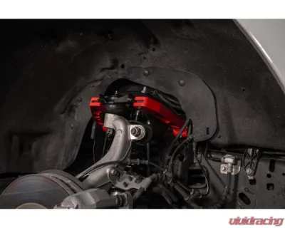 UMI Performance Red Lowered Adjustable Upper A-Arm Kit Ford F-150 2015-2025 - 6565-R