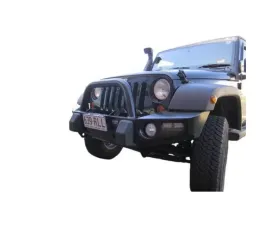 Dobinsons Single Black Loop Deluxe Steel Bullbar Jeep Wrangler JK 2007-2018
