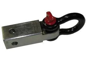 Dobinsons 5000kg Rating Cross Drilled 4x4 Recovery Hitch w/ 4.75 Ton Bow Shackle