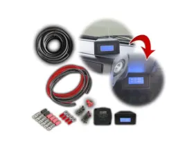 Dobinsons 4X4 140 Amp Dual Battery Wiring Kit With LCD Voltage Monitor And Automatic Solenoid