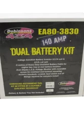 Dobinsons 4X4 140 Amp Dual Battery Wiring Kit With LCD Voltage Monitor And Automatic Solenoid                                     - EA80-3830 - Image 2