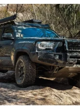 Dobinsons 4x4 Classic Black Deluxe Steel Bullbar Toyota Tacoma 3rd Gen 2016-2023                                     - BU59-5559 - Image 3
