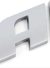 APR Matte Silver Badge for Audi A1000007 - Custom Fit for Audi Models                                     - A1000007 - Image 2