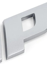 APR Matte Silver Badge for Audi A1000007 - Custom Fit for Audi Models                                     - A1000007 - Image 3