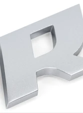 APR Matte Silver Badge for Audi A1000007 - Custom Fit for Audi Models                                     - A1000007 - Image 4