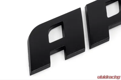 APR Satin Black Badge for Audi A1000008 - Custom Fit for Audi Models - A1000008