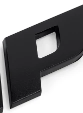 APR Satin Black Badge for Audi A1000008 - Custom Fit for Audi Models                                     - A1000008 - Image 3