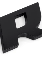 APR Satin Black Badge for Audi A1000008 - Custom Fit for Audi Models                                     - A1000008 - Image 4