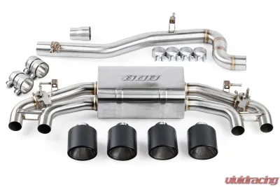 APR Catback Exhaust System for Volkswagen Golf R MK8 2022-2024, T304 Stainless Steel, Quad Tips - CBK0052